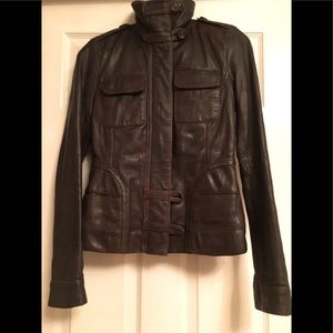 Danier Military Leather Jacket